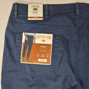 Copper & Oak Men's 38x32 5-Pockets Every Day Pant Denim Cotton K4F817 NWT